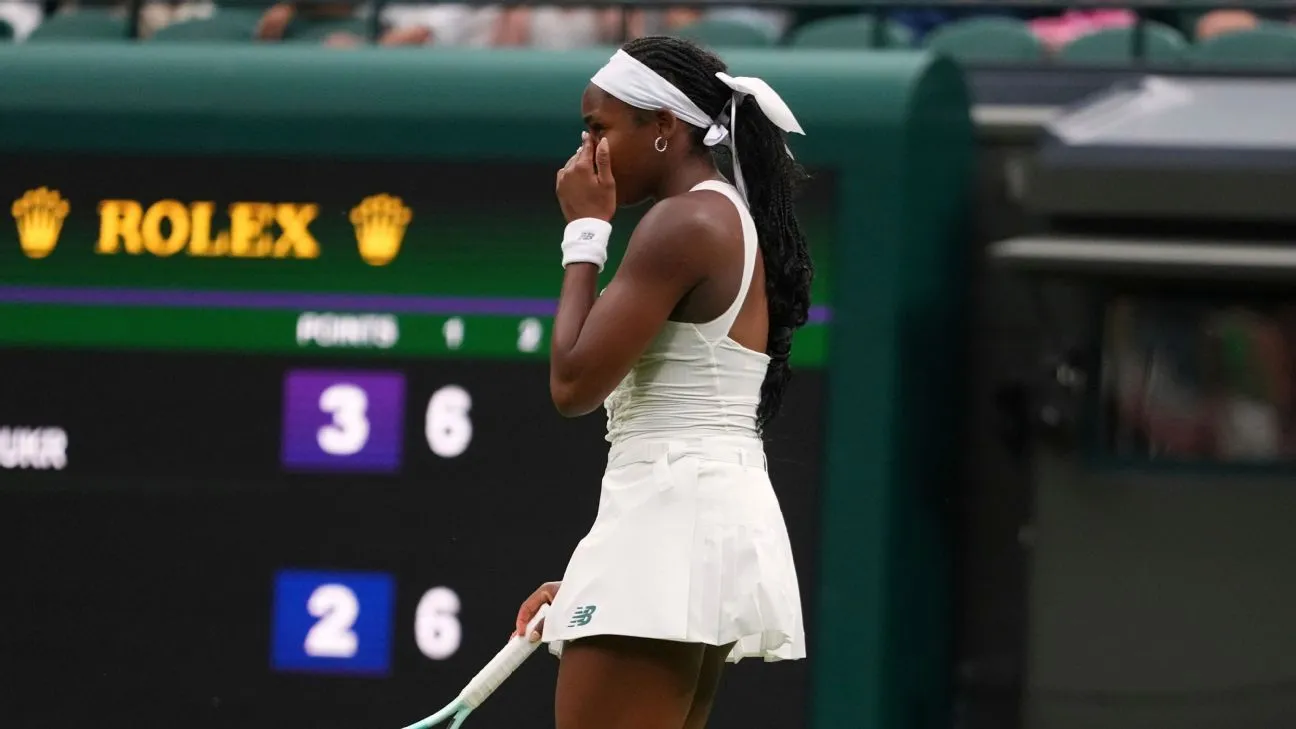 Gauff 'kewalahan mental,' tersingkir di Wimbledon